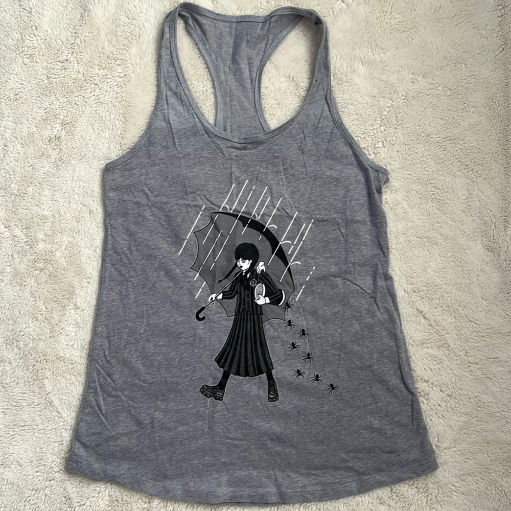 NWOT “Wednesday” racer back tank